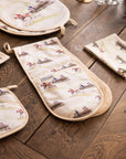 Glaze & Gordon 'The Hunt Jump' Double Oven Gloves