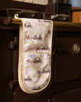 Glaze & Gordon 'The Hunt Jump' Double Oven Gloves