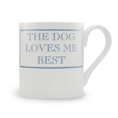 Glaze & Gordon 'The Dog Loves Me Best' Mug