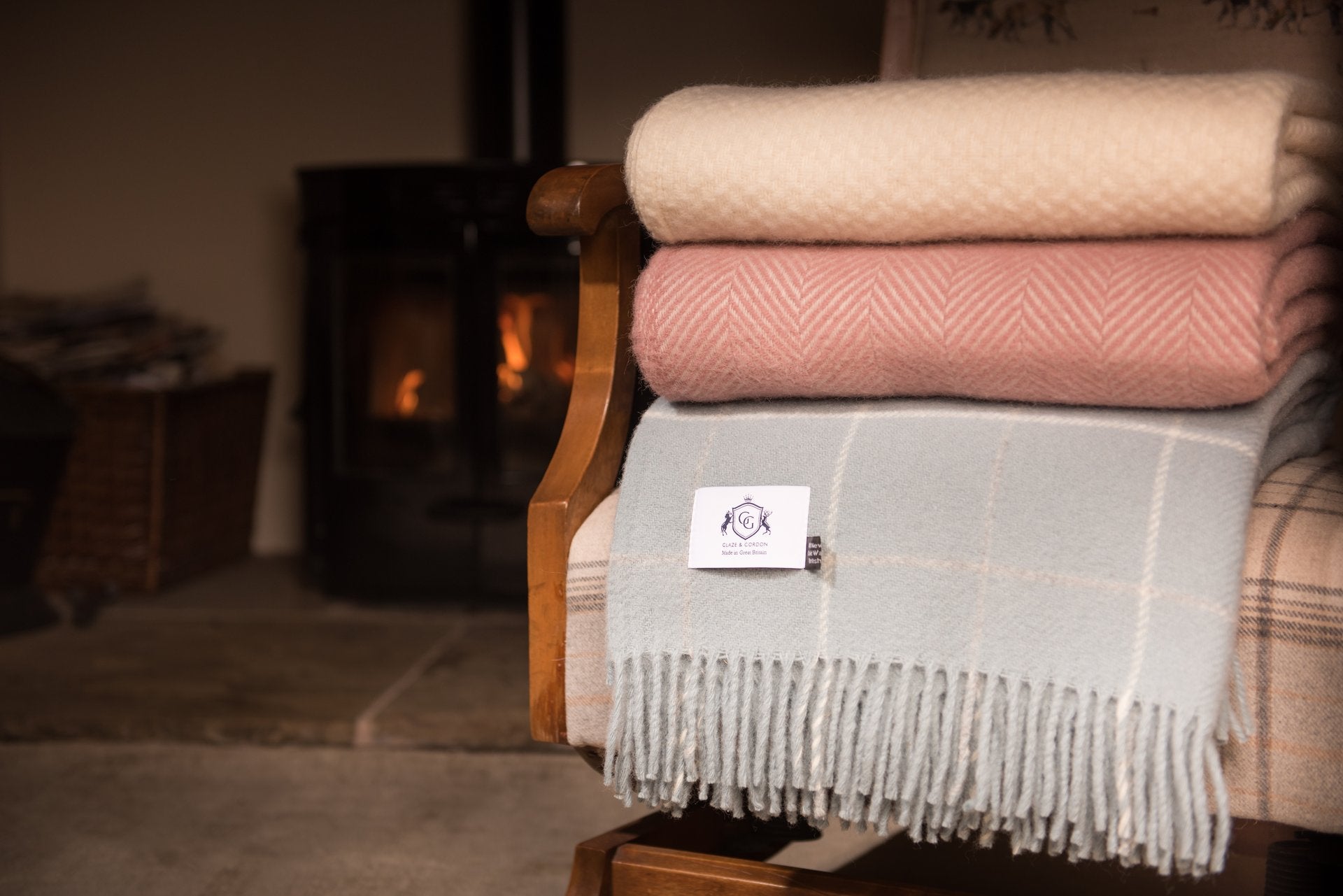 Home Pure New Wool Throws