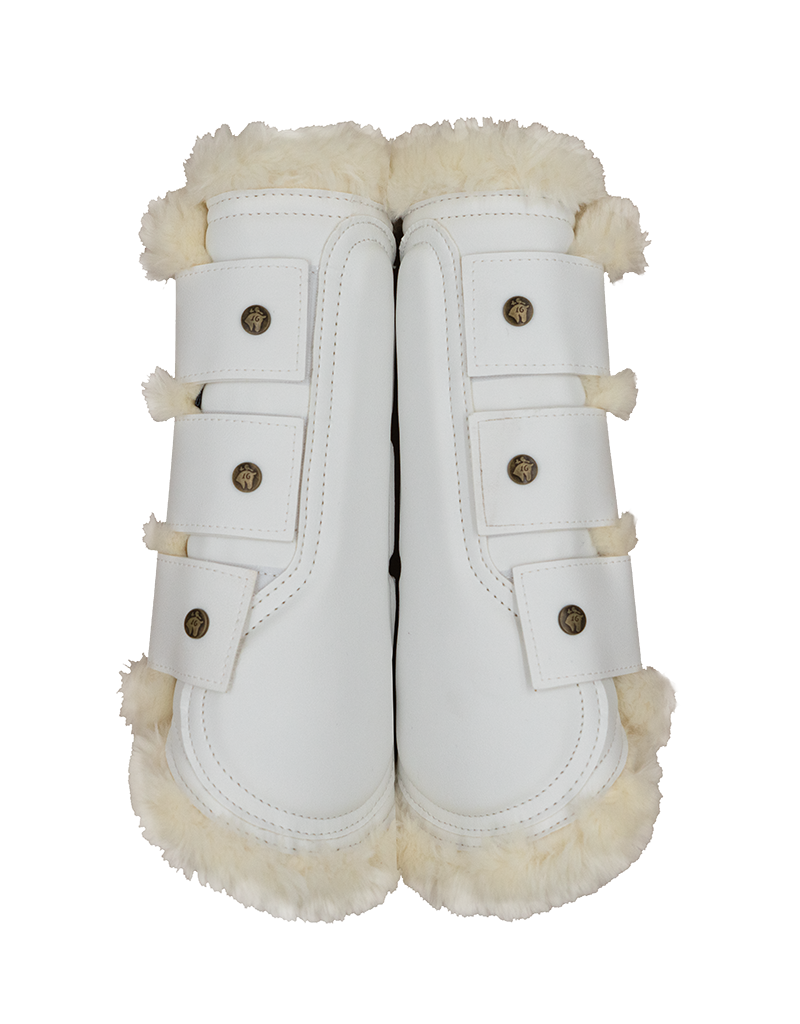 Sixteen Cypress Faux Sheepskin Lined Brushing Boots - Pair