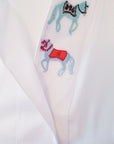 Rönner Embroidered Horse Margarita Shirt - Two Horses