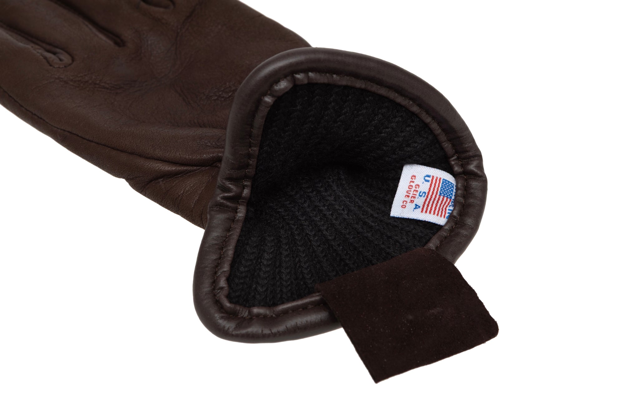 Geier Original Deerskin Gloves - 100% Merino Wool Lined
