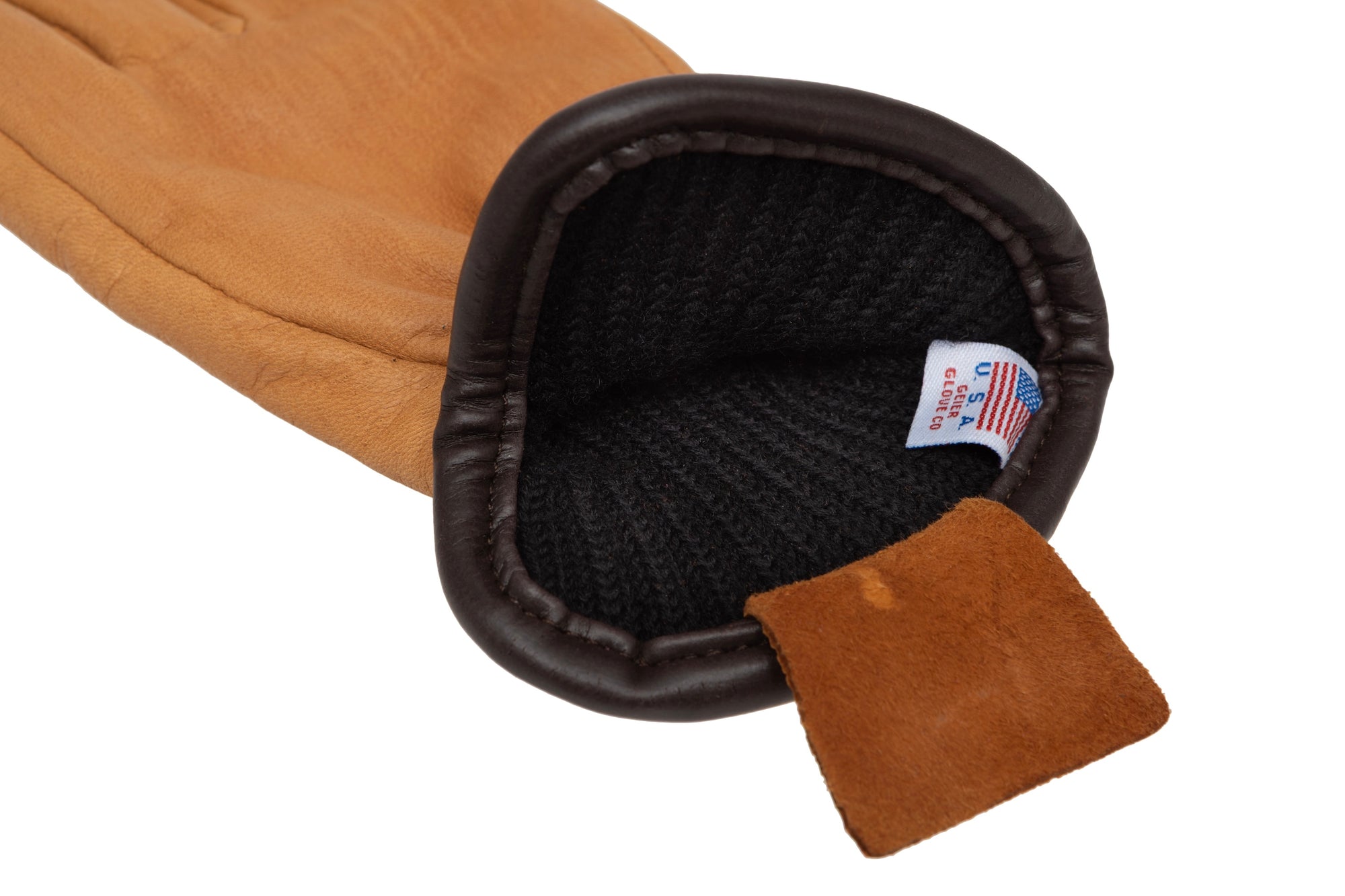 Geier Original Deerskin Gloves - 100% Merino Wool Lined