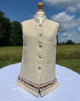 Peshawar Ladies Wool Nehru Jacket – Issa Ivory