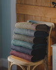 Glaze & Gordon 'Burnfoot' Honeycomb Wool Throw