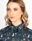 Hartwell Layla Shooting Print Shirt