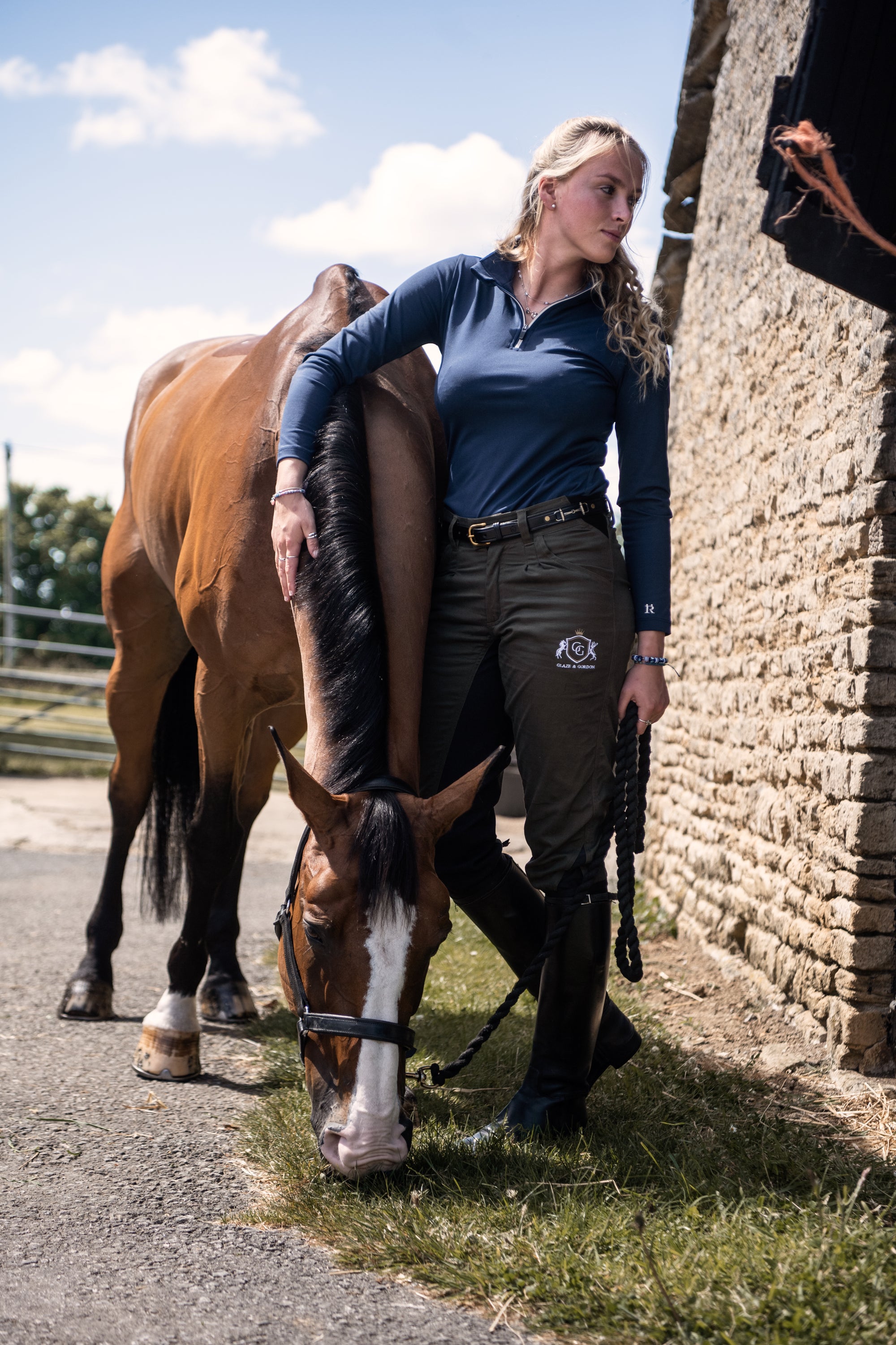 Glaze &amp; Gordon Traditional Training Unisex Breeches Version 2.0 - Sage Green