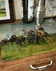 Munnings 'Study for the Start' Glass Worktop Saver