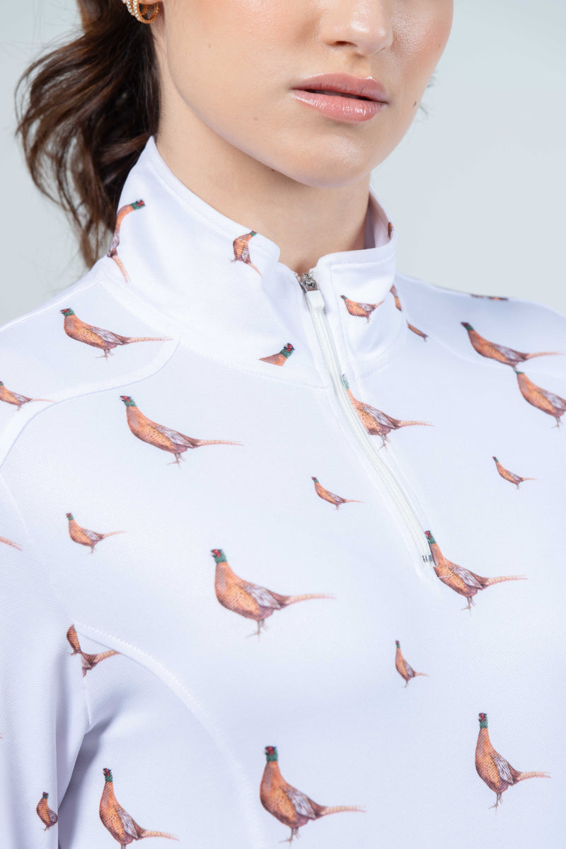 Hartwell Ester New Pheasants Half Zip Top