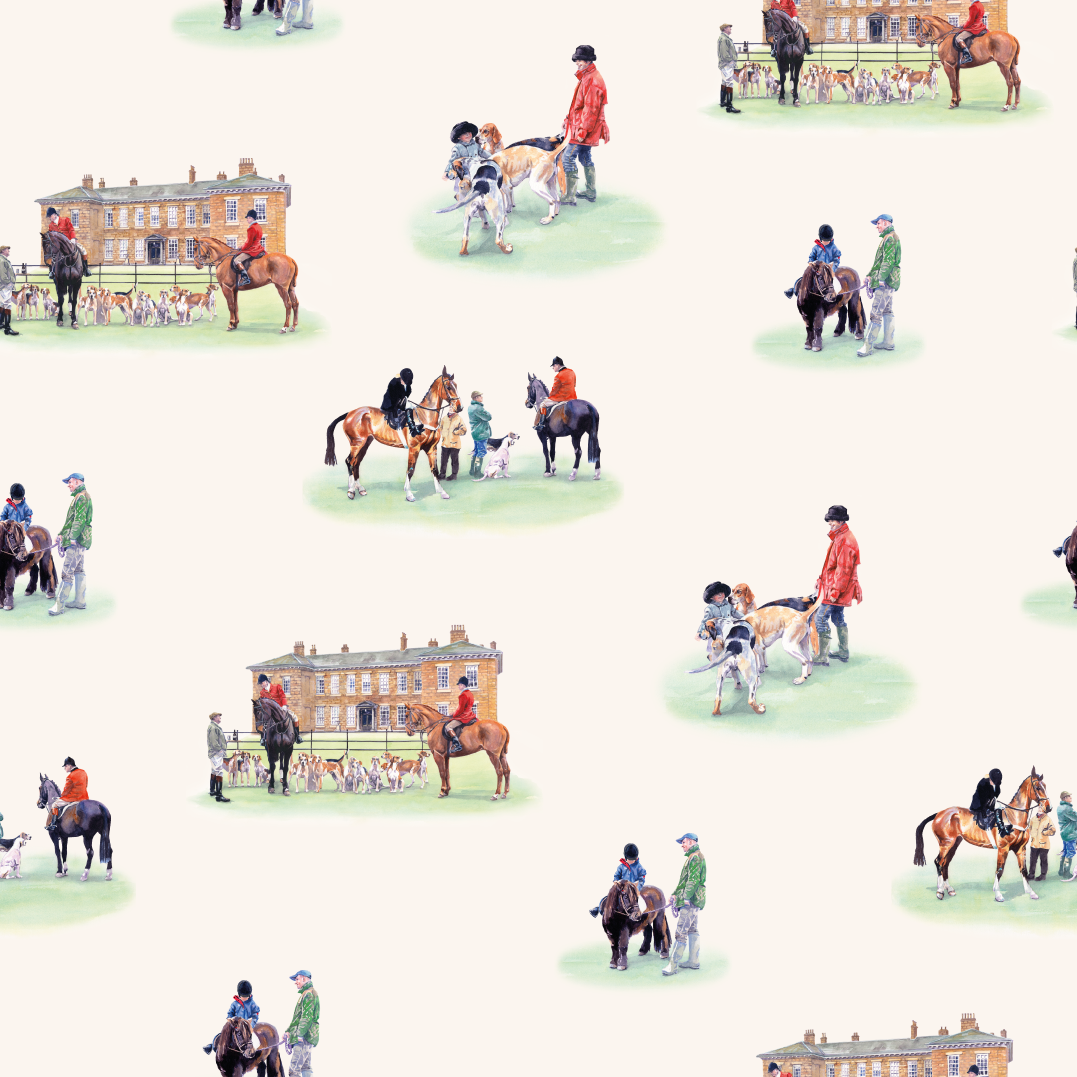 Glaze &amp; Gordon 'Well Met' Hob Cover (Aga tops) - Repeat Image