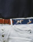 Smathers & Branson Bird Dog Needlepoint Belt