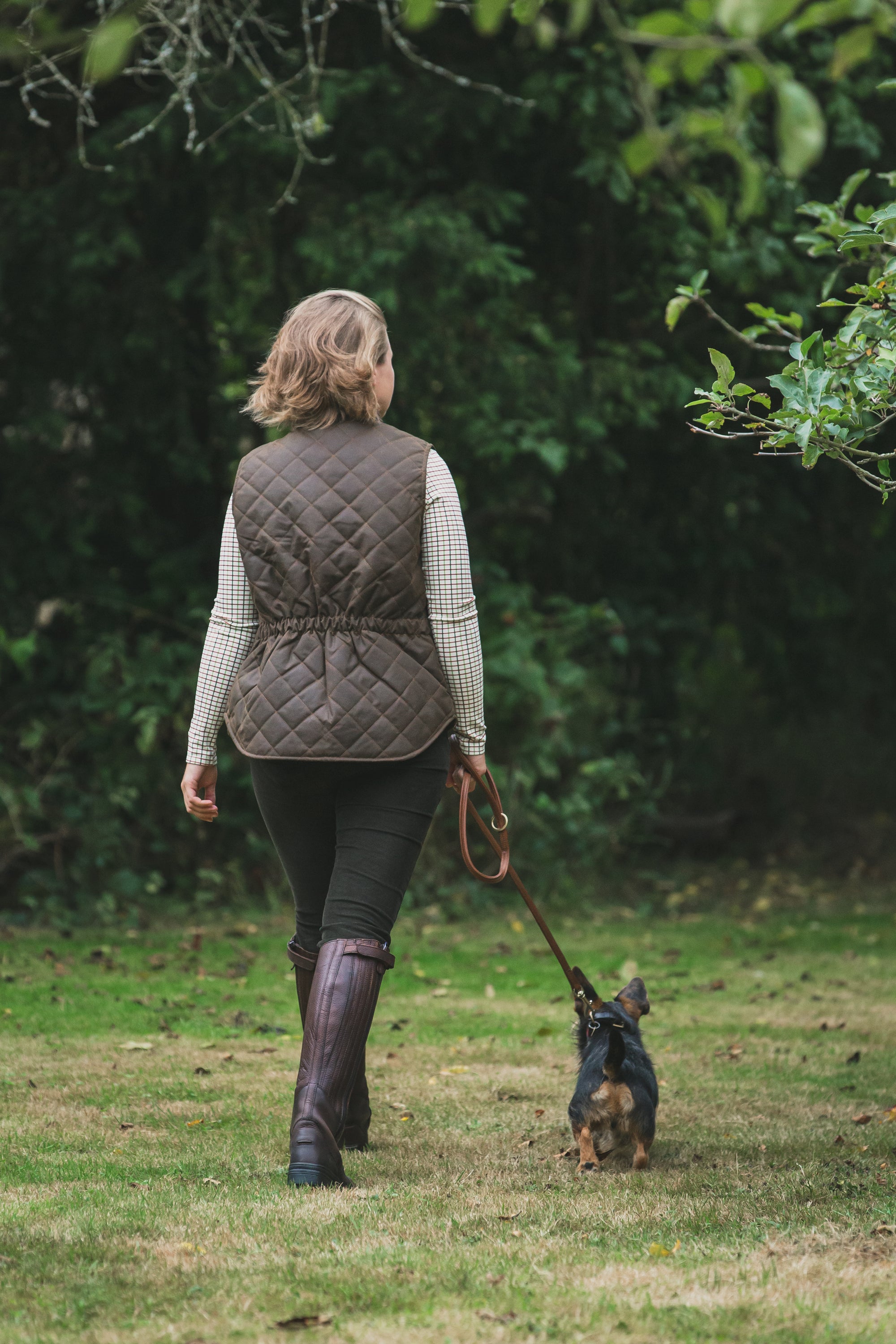 Outback Ladies &#39;Melbourne&#39; Waterproof Wax Quilted Gilet