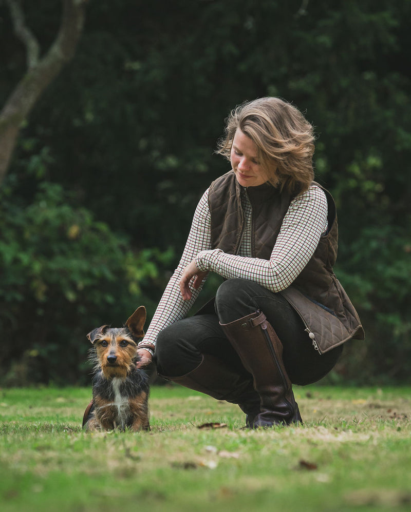 Outback Ladies 'Melbourne' Waterproof Wax Quilted Gilet