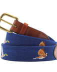 Smathers & Branson Game Birds Needlepoint Belt