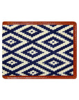 Smathers & Branson Gaucho Needlepoint Bi-fold Wallet