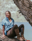 Glaze & Gordon X Alexandra Tolstoy Traditional Training Unisex Breeches - Chocolate Brown