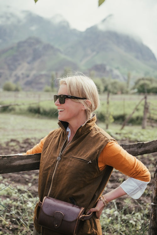 Outback Unisex Waterproof Oilskin Gilet - The Sawbuck