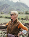 Outback Unisex Waterproof Oilskin Gilet - The Sawbuck