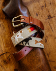 Smathers & Branson Southern Sportsman (Khaki) Needlepoint Belt