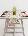 Pomegranate Table Runner - Hunt Scene