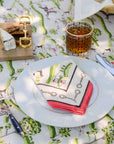 Pomegranate Set of 4 Cotton Napkins – Hunt Scene