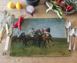 Munnings 'Study for the Start' Glass Worktop Saver