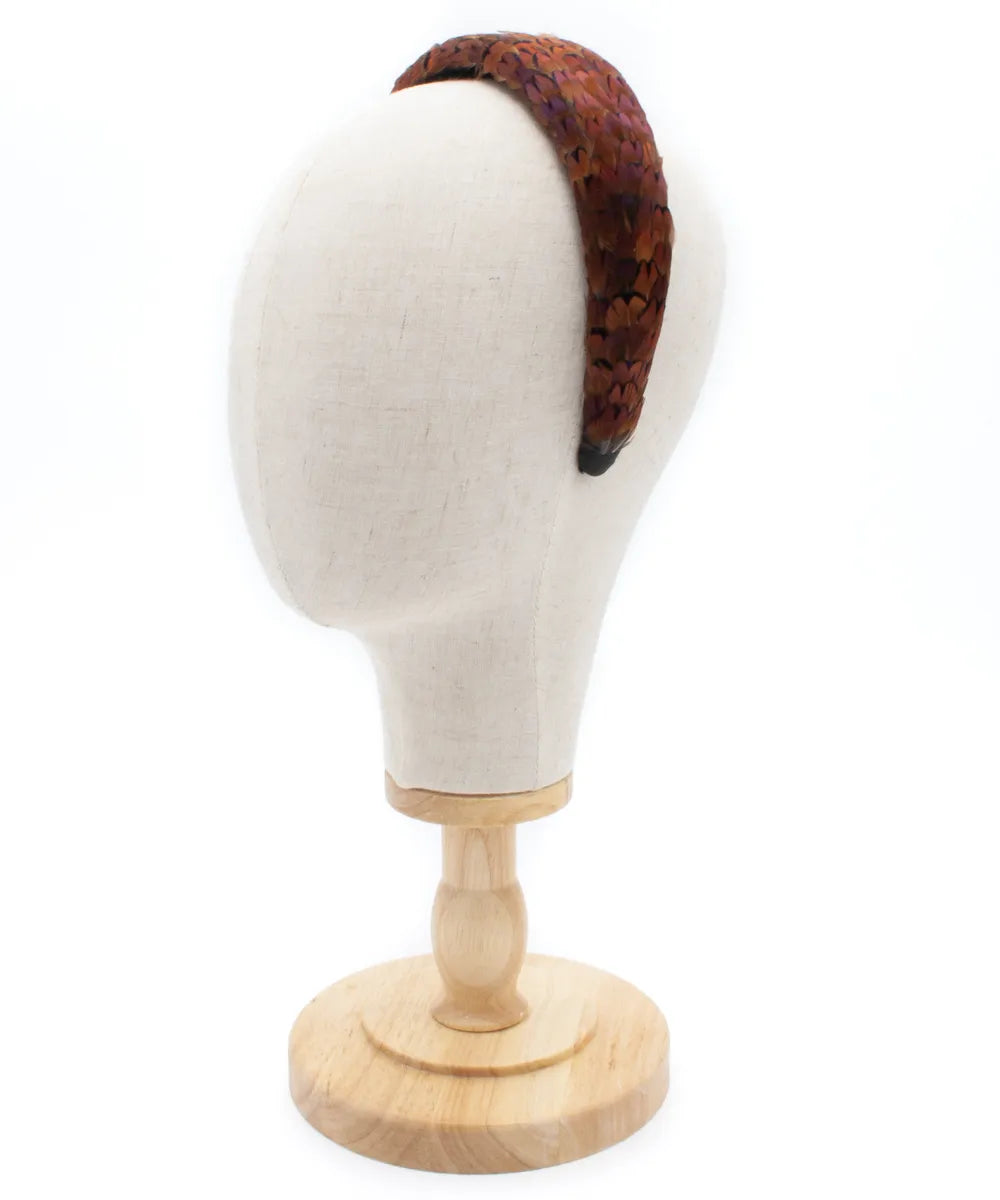 My Fancy Feathers Padded Florence Feather Alice Hair Band