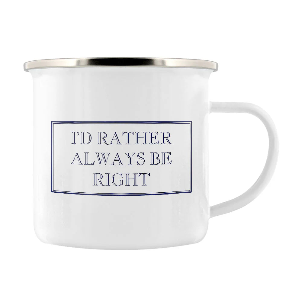 Glaze &amp; Gordon I&#39;d Rather Be... Enamel Mug