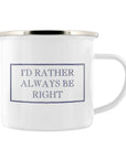 Glaze & Gordon I'd Rather Be... Enamel Mug