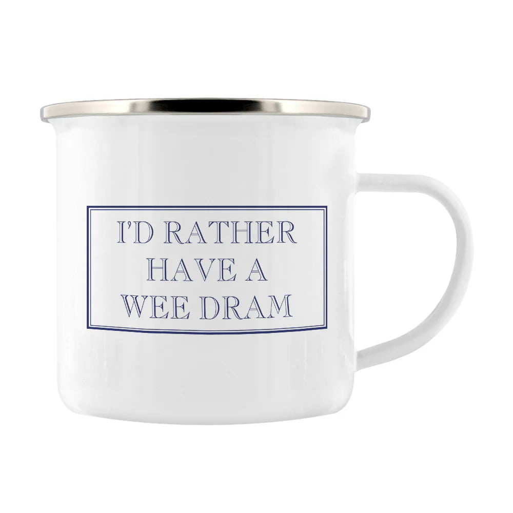 Glaze &amp; Gordon I&#39;d Rather Be... Enamel Mug