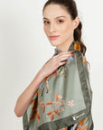 Hartwell Sabrina Italian Silk Scarf - Jade