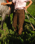 Glaze & Gordon X Alexandra Tolstoy Traditional Training Unisex Breeches - Chocolate Brown