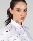 Hartwell Layla Grouse & Pheasants Print Shirt