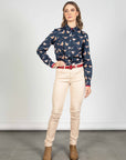 Hartwell Layla Navy Pheasants Shirt