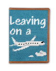 Smathers & Branson Leaving on a Plane Needlepoint Passport Holder