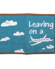 Smathers & Branson Leaving on a Plane Needlepoint Passport Holder