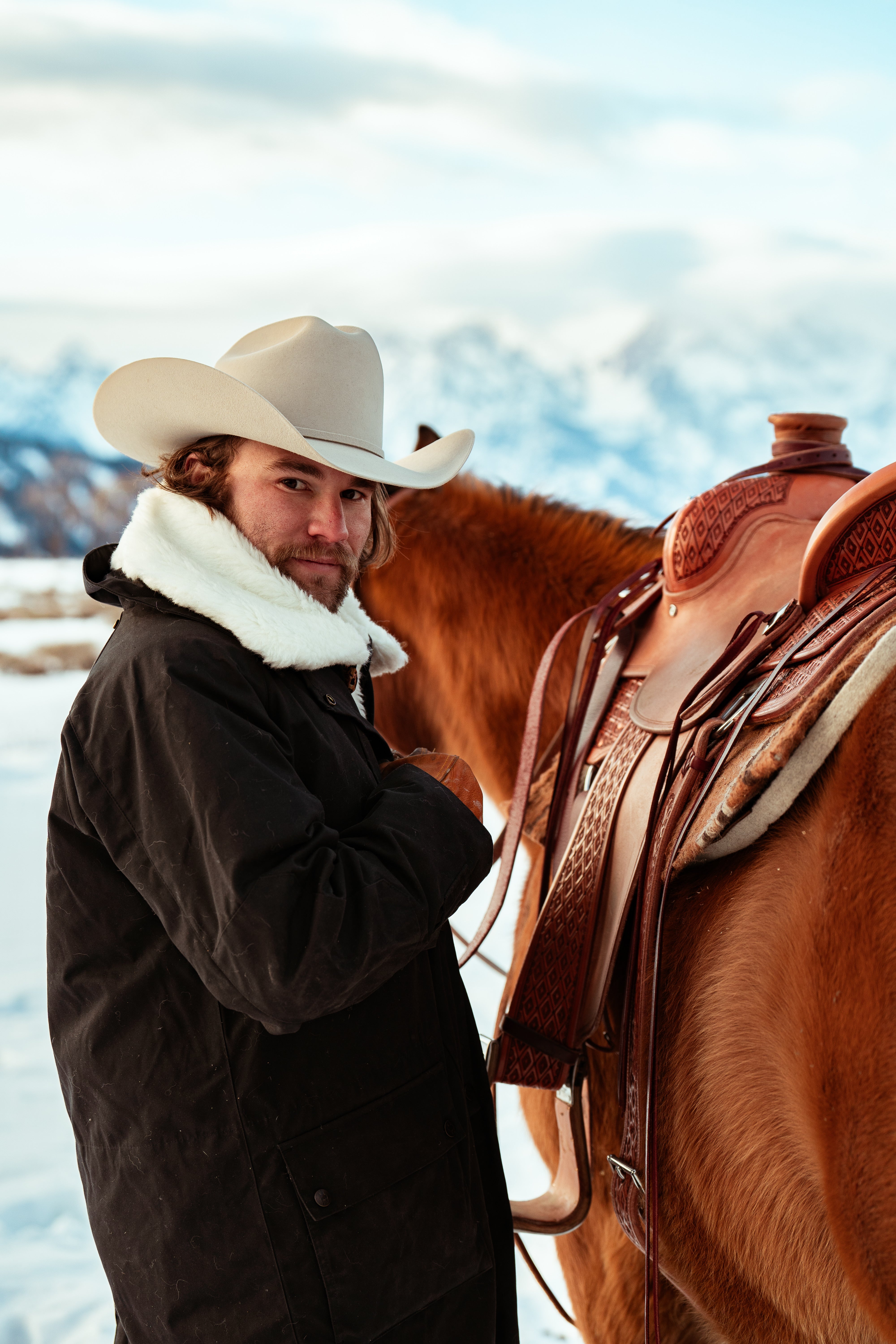 Outback Unisex Long Oilskin Coat - The Low Rider Duster - Brown – Glaze ...