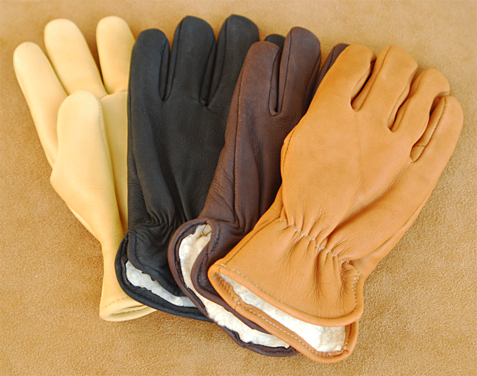 Geier Original Deerskin Gloves - Pile Lined