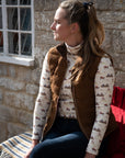 Ginger & Jardine X Glaze & Gordon Ruth Buchanan Collection 'The Hunt Jump' Cosy Roll Neck