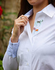 Rönner Embroidered Horse Margarita Shirt - Two Horses