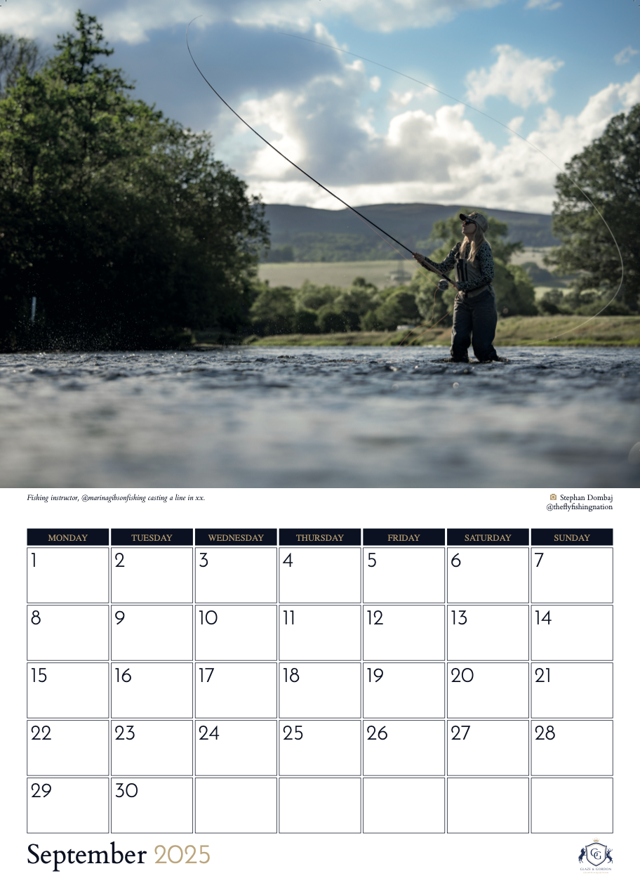 Glaze &amp; Gordon Countryside Charity Calendar 2025