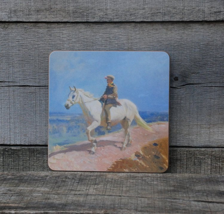 Isabel Scott x Munnings "Shrimp on a White Welsh Pony" Placemat