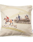 Glaze & Gordon 'The Hunt Jump' Square Cushion