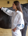 Rönner Embroidered Horse Annie Shirt - Navy Horse