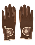 Sixteen Cypress Leather & Mesh Riding Gloves