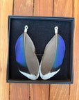 My Fancy Feathers The Elizabeth Feather Earrings