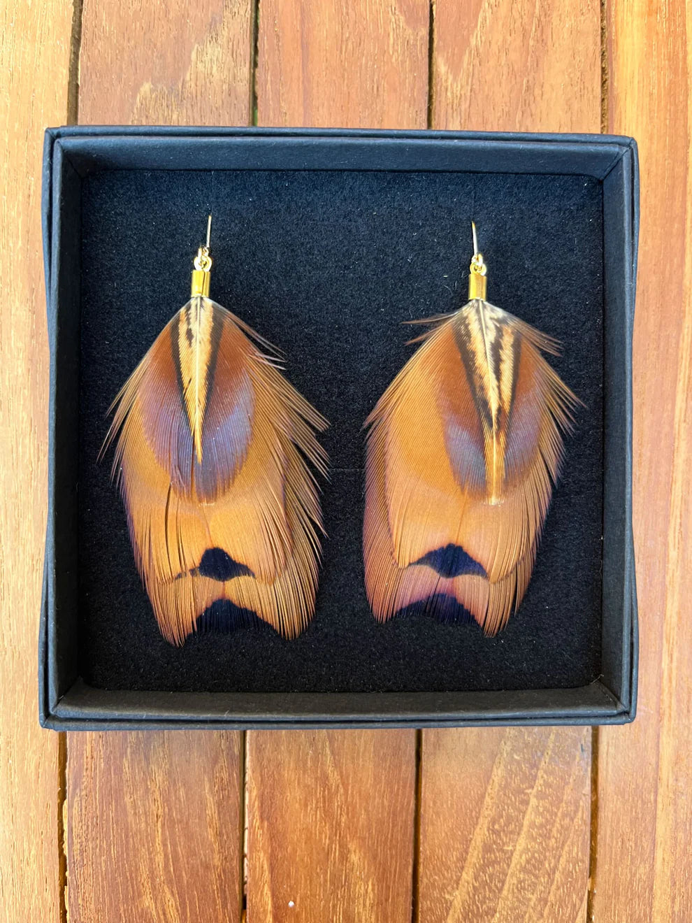 My Fancy Feathers The Elizabeth Feather Earrings