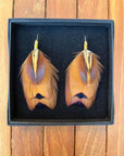 My Fancy Feathers The Elizabeth Feather Earrings