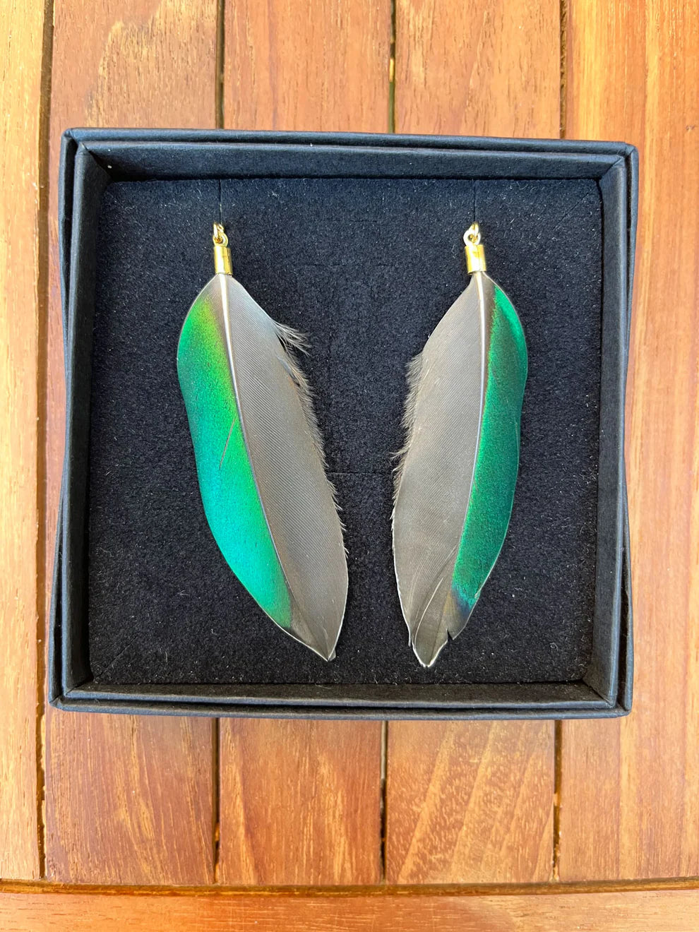 My Fancy Feathers The Elizabeth Feather Earrings